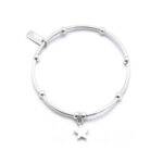 ChloBo Mini Noodle Ball with Star Charm - Silver
