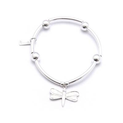 ChloBo Noodle Ball Bracelet With Dragonfly Charm