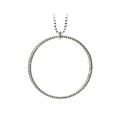 PERNILLE CORYDON Big Twisted Necklace - Silver