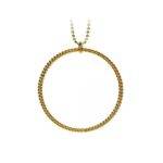 PERNILLE CORYDON BIG TWISTED NECKLACE - GOLD