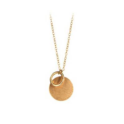 PERNILLE CORYDON Coin & Circle Necklace - Gold