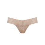 Hanky Panky Signature Rolled Lace Thong - Chai