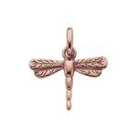 KIRSTIN ASH Bespoke Dragonfly Charm - Rose Gold