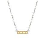 ANNA BECK Mini Bar Reversible Necklace - Gold & Silver