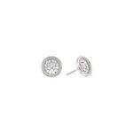 ANNA BECK Dish Stud Earrings - Silver