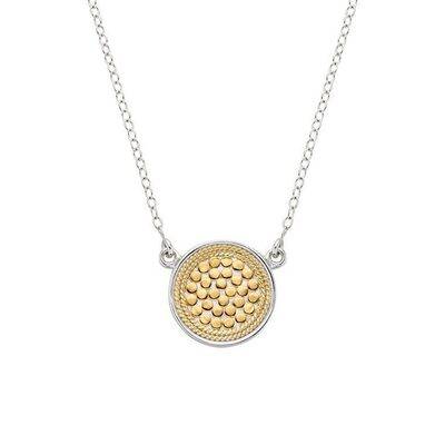 ANNA BECK Reversible Disc Necklace - Gold & Silver