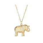 ANNA BECK Elephant Charity Necklace - Gold