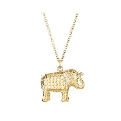 ANNA BECK Elephant Charity Necklace - Gold
