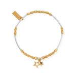 ChloBo Double Star Bracelet - Gold & Silver