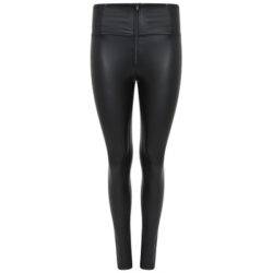 Freddy FREDDY WRUP1HC006 SHAPING EFFECT HIGH RISE FAUX LEATHER SKINNY PANT - BLACK - L