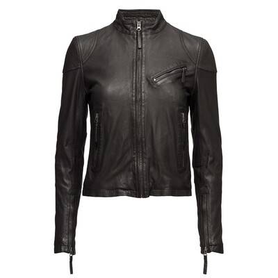 MDK Kassandra Leather Jacket - Black