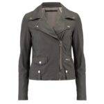 MDK Seattle New Thin Leather Jacket - Grey