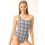 SOLID & STRIPED The Juliana One Piece Swimsuit - Puckered Madras