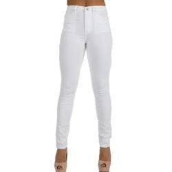 Toxik3 Toxik3 L185-9 High Waist Skinny Jeans - White - 16