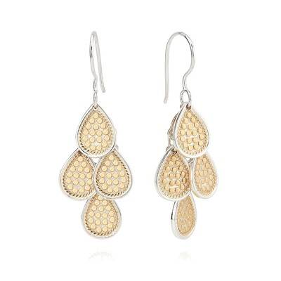 ANNA BECK Classic Beaded Chandelier Earrings - Gold
