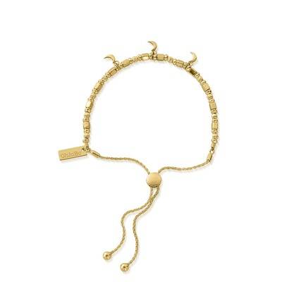 ChloBo Triple Moon Adjuster Bracelet - Gold