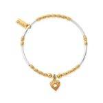 ChloBo Star Heart Bracelet - Gold & Silver