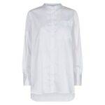 LEVETE ROOM Isla Solid 23 Cotton Shirt - White