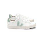 VEJA Campo Leather Trainers - Extra White & Matcha