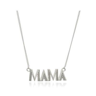 RACHEL JACKSON Art Deco Mama Necklace - Silver