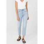 CITIZENS OF HUMANITY Charlotte High Rise Straight Leg Cropped Raw Hem Jeans - Ever After