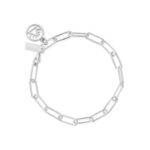 ChloBo Sacred Earth Link Chain Fire Bracelet - Silver
