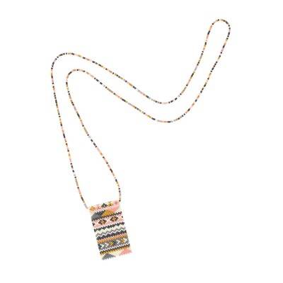 MISHKY Alhambra Beaded Necklace - Pink