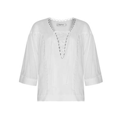MAGALI PASCAL Celeste Cotton Blouse - Off White