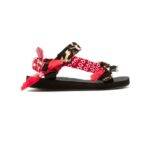 ARIZONA LOVE Trekky Sandals - Bandana Red & Leopard