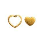 LULU COPENHAGEN Family Love Stud Earrings - Gold