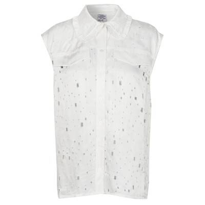 BAUM UND PFERDGARTEN Mukunda Sleeveless Shirt - Lacy White