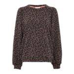 NOOKI Piper Cotton Sweater - Leopard