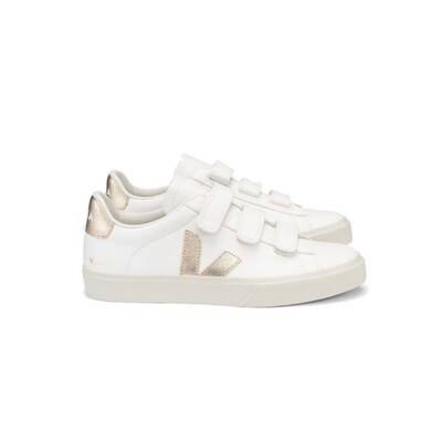 VEJA Recife Leather Trainers - Extra White & Platine