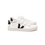 VEJA Recife Leather Trainers - Extra White & Black