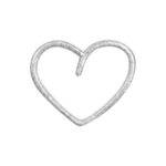 LULU COPENHAGEN Single Happy Heart Earring - Silver