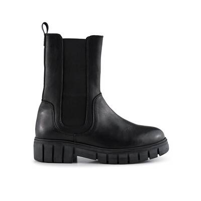 SHOE THE BEAR Rebel Chelsea High Leather Boots - Black