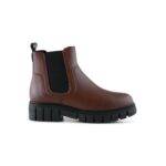 SHOE THE BEAR Rebel Chelsea Warm Leather Boots - Dark Brown
