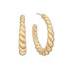 ANNA BECK Pearl & Twisted Medium Twisted Earrings - Gold