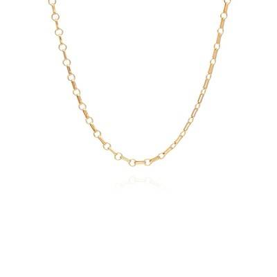 ANNA BECK Bar & Ring Chain Necklace - Gold