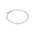 ANNA BECK Elongated Oval Chain Bracelet - Silver