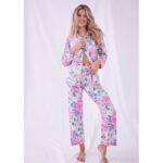 STRIPE & STARE Love Shack Fancy Pyjama Set - Primrose Pinkberry