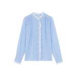 Ba&sh Rita Cotton Shirt - Blue