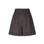 LOLLYS LAUNDRY Blanca Cotton Shorts - Dark Grey