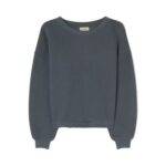 American Vintage Ikatown Cotton Mix Sweatshirt - Storm