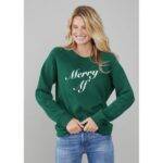 SOUTH PARADE Rocky Merry Af Sweatshirt - Green