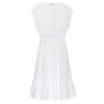 Rails Ashlyn Linen Mix Dress - White Lace Detail