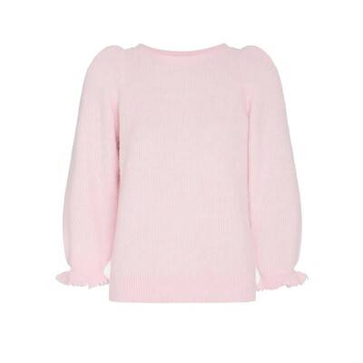 FABIENNE CHAPOT Sally Frill Pullover - Pearly Pink