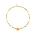 TALIS CHAINS New York Choker Necklace - Tangerine