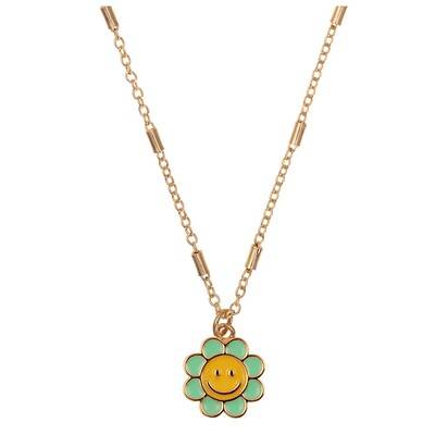 TALIS CHAINS Flower Power Necklace - Mint