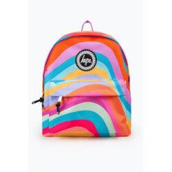 Hype Hype Girls Multi Rainbow Wavey Backpack